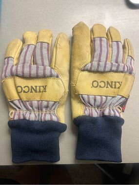 Kinco lined premium grain pigskin palm with knit wrist XS